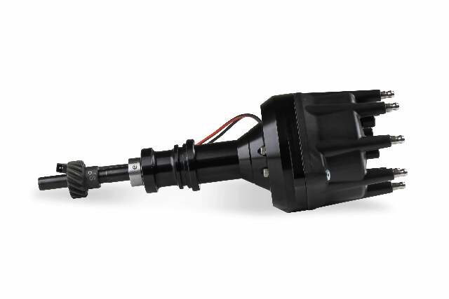 MSD ignition distributor for 1982-1990 Ford F-100 black steel anodized small block 857931