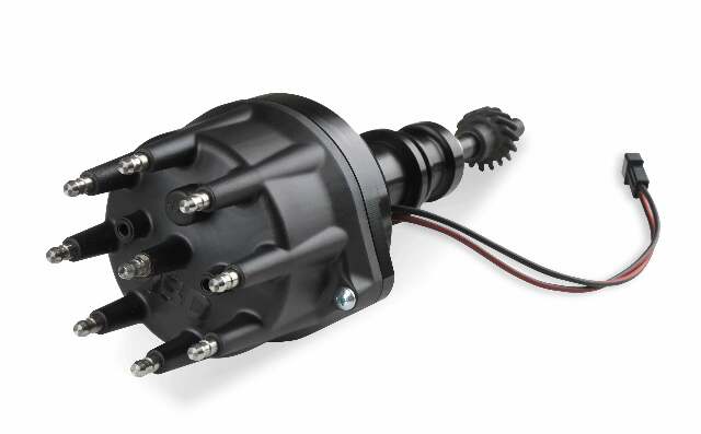 MSD ignition distributor for 1982-1990 Ford F-100 black steel anodized small block 857931