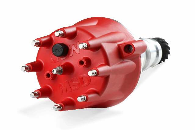 MSD ignition distributor for 1958-1960 Ford Mustang red steel 85941