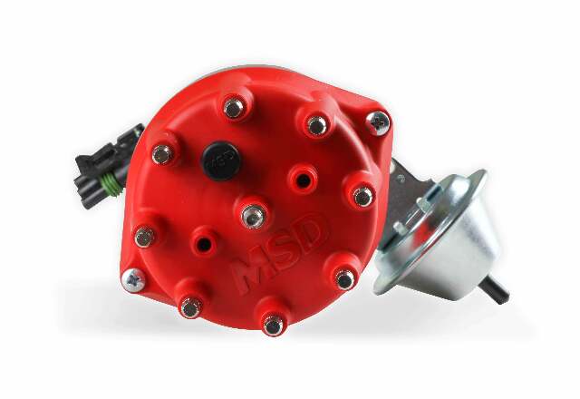 MSD ignition distributor for 1962-1971 Ford Mustang red steel 85951