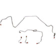 t 86-89 Chevrolet Camaro Front Brake Line Kit 6 Cyl Steel FKT8601OM Fine Lines