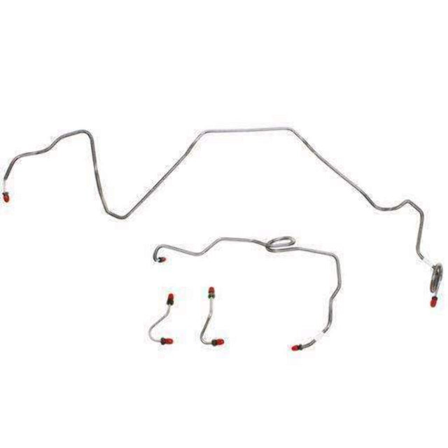 t 86-89 Chevrolet Camaro Front Brake Line Kit 6 Cyl Steel FKT8601OM Fine Lines