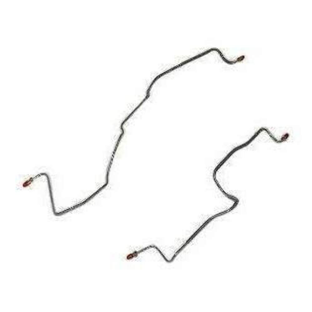 t 86-89 Chevy Camaro Rear Axle Brake Line Kit Rear Drum Stainless Steel Fine Lines