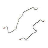 t 86-89 Chevy Camaro Rear Axle Brake Line Kit Rear Drum Stainless Steel Fine Lines