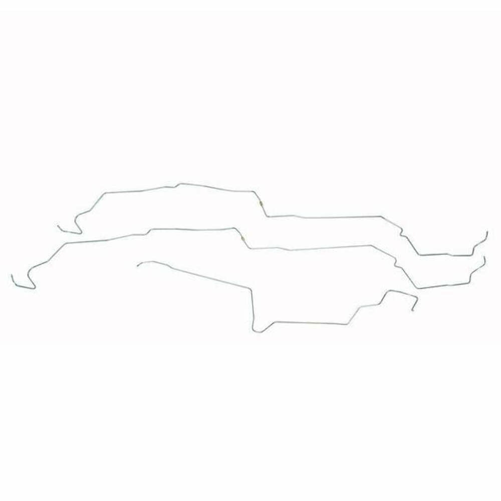 t 86 Ford Mustang Fuel Line Kit No Subframe Connectors V8 Stainless Steel Fine Lines