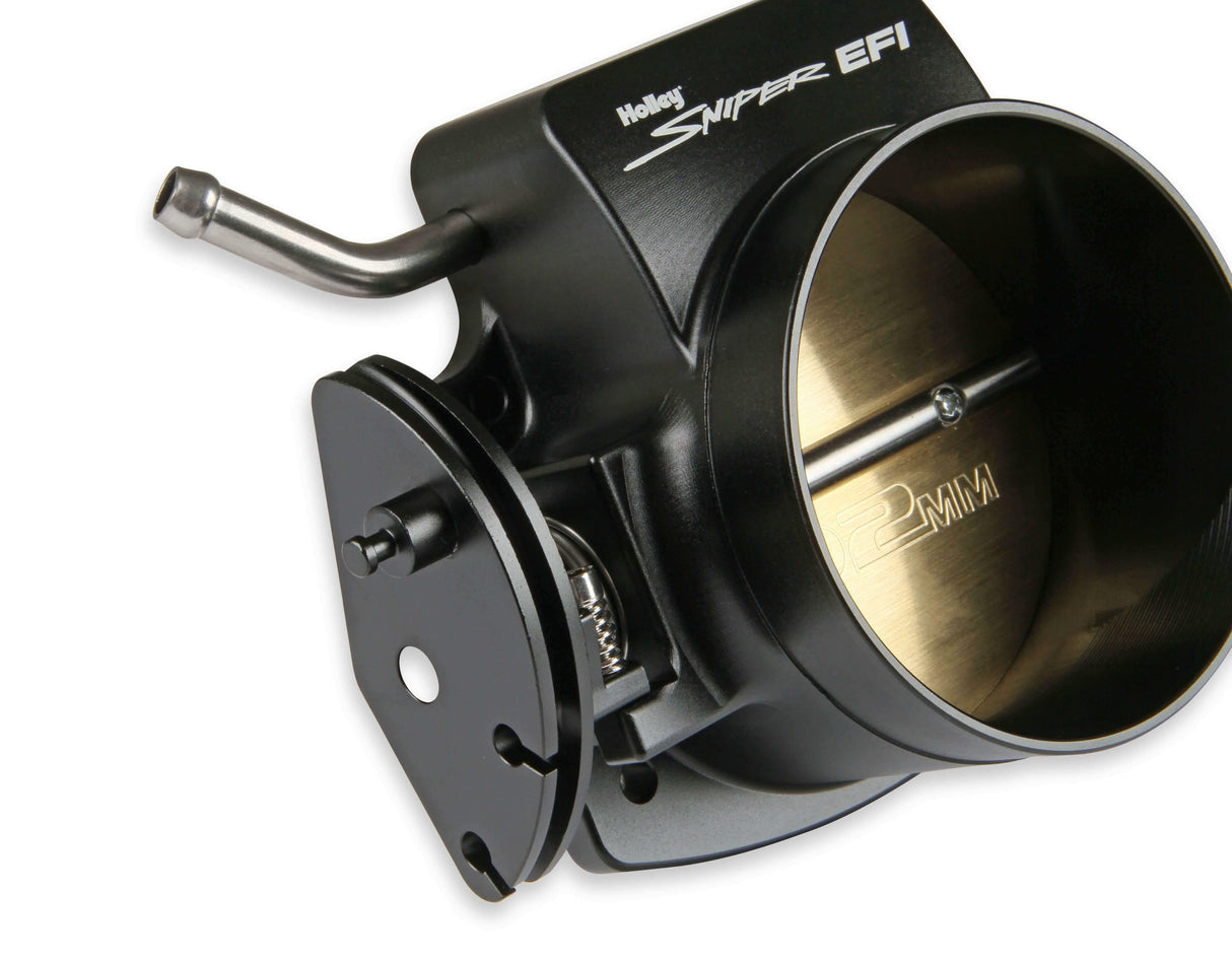 Holley EFI Sniper EFI Throttle Body 860005-1; 102mm Black Billet Aluminum for LS black aluminum