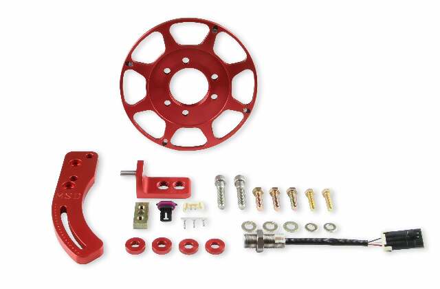 MSD crank trigger kit for 1973-1974 Chevy Monte Carlo red aluminum big block 86201