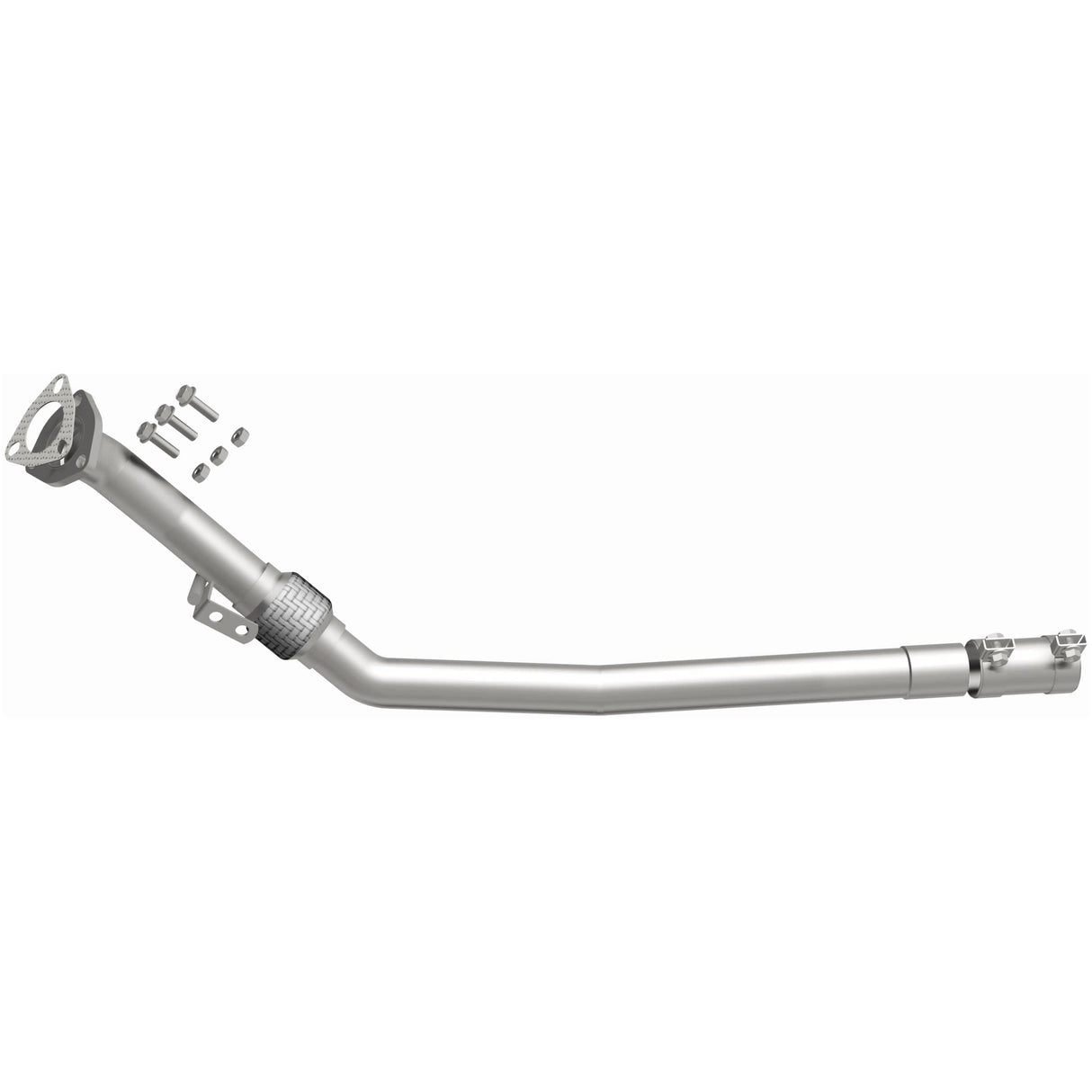 2004-2005 Audi A4 Quattro Direct-Fit Front Pipe Kit 107-0240 stainless steel