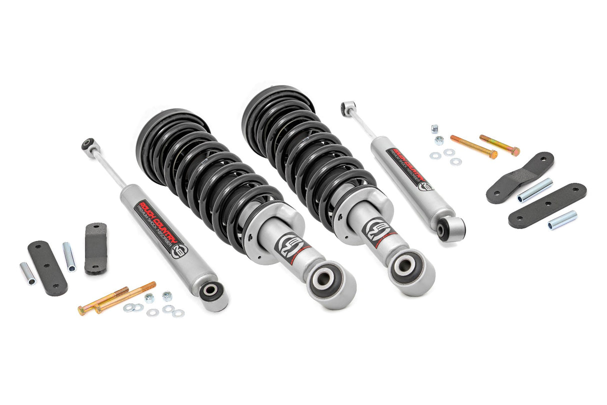 Fits Nissan Frontier 4WD (2005-2024) 2.5 Inch Lift Kit; N3 Struts/N3; 86731