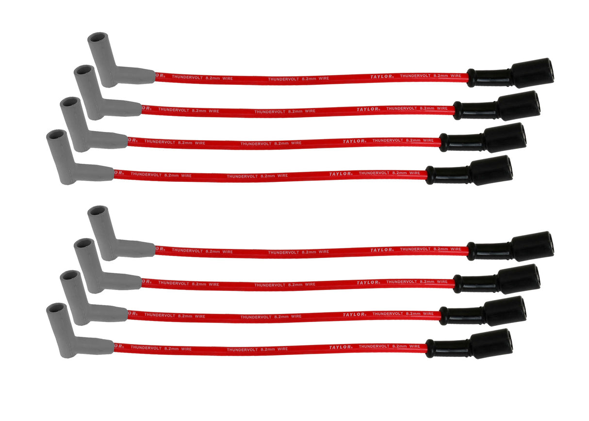 Spark Plug Wire Set Universal 8.2mm Silicone Thundervolt 135? 40 ohm/ft 86246