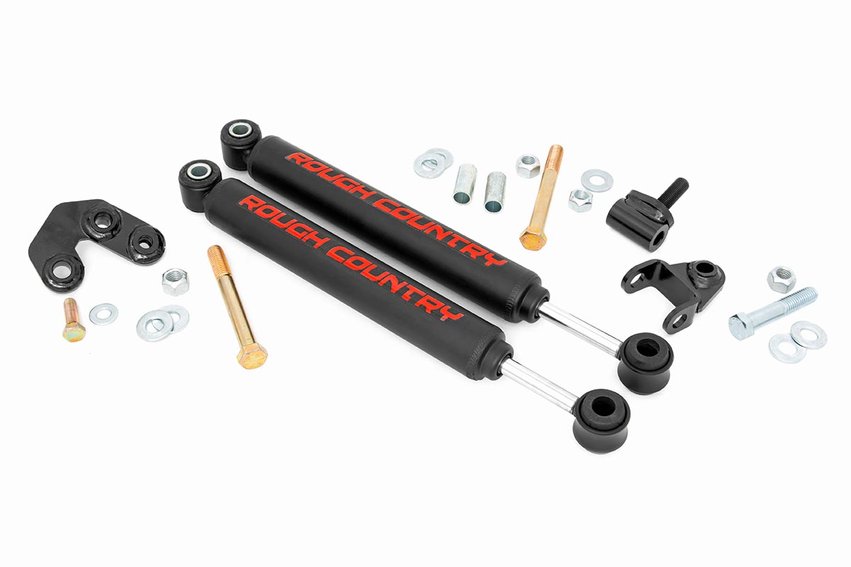 Fits Jeep Cherokee XJ/Comanche MJ Dual Steering Stabilizer 2.5-6.5" 87308