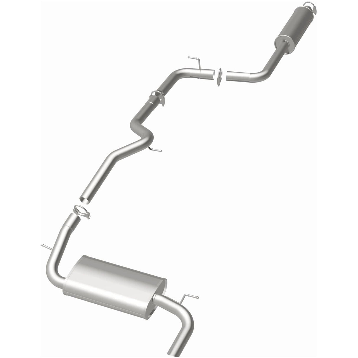 2012-2017 Ford Focus Direct-Fit Replacement Exhaust System 106-0593 aluminized steel