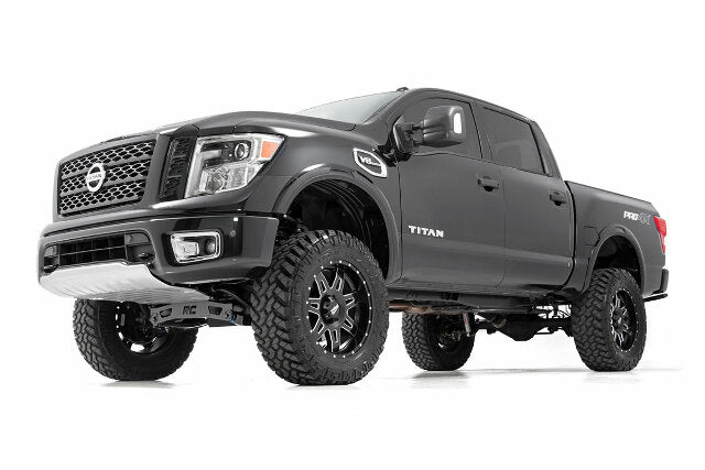 Fits Nissan Titan 4WD (2017-2024) 6 Inch Lift Kit; 87820A
