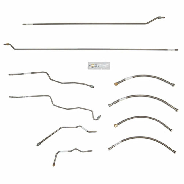 Fuel Line Kit for 1988-1995 88-95 ChevyK1500 Regular Cab/ 5.7L 4WD long bed stainless steel