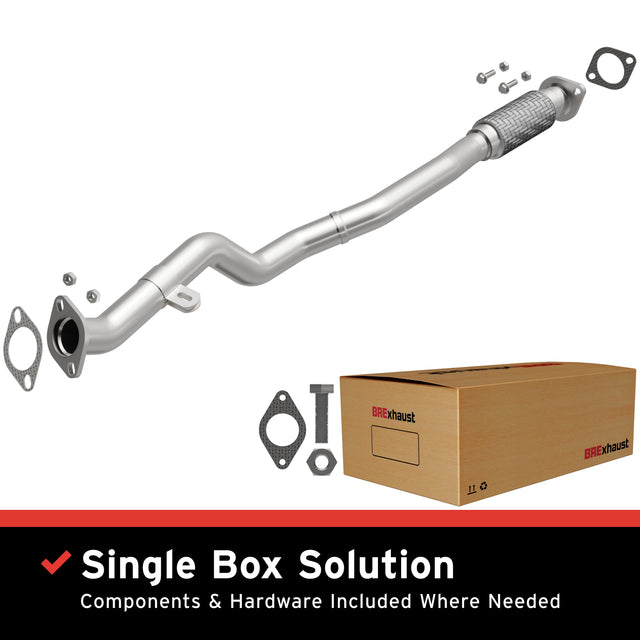 2014-2017 Jeep Cherokee Direct-Fit Front Pipe Kit 107-0277 stainless steel