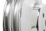 Mr. Gasket chrome water pump pulley double groove Ford black steel 8831