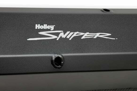 Holley performance fuel system component for Chrysler black aluminum 890003B