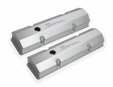 Sniper Fabricated Aluminum Valve Cover - Chevy Small Block - Natural - 890010