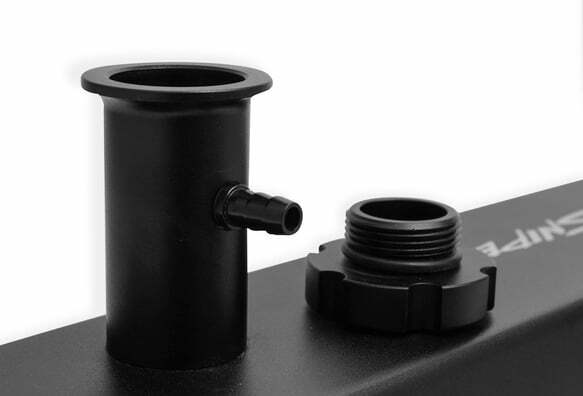 Holley performance fuel system component for Ford black aluminum 890013B