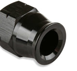 Mr. Gasket Aluminum Tube Adapter 6 AN Male AN To 3/8 Inch Tubing Black 892006-BL