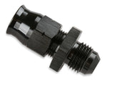 Mr. Gasket Aluminum Tube Adapter 6 AN Male AN To 3/8 Inch Tubing Black 892006-BL