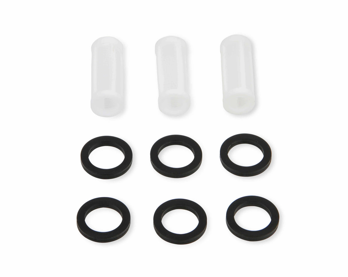 Mr. Gasket three clearview fuel filter elements upc:084041998885 carburetor 896G