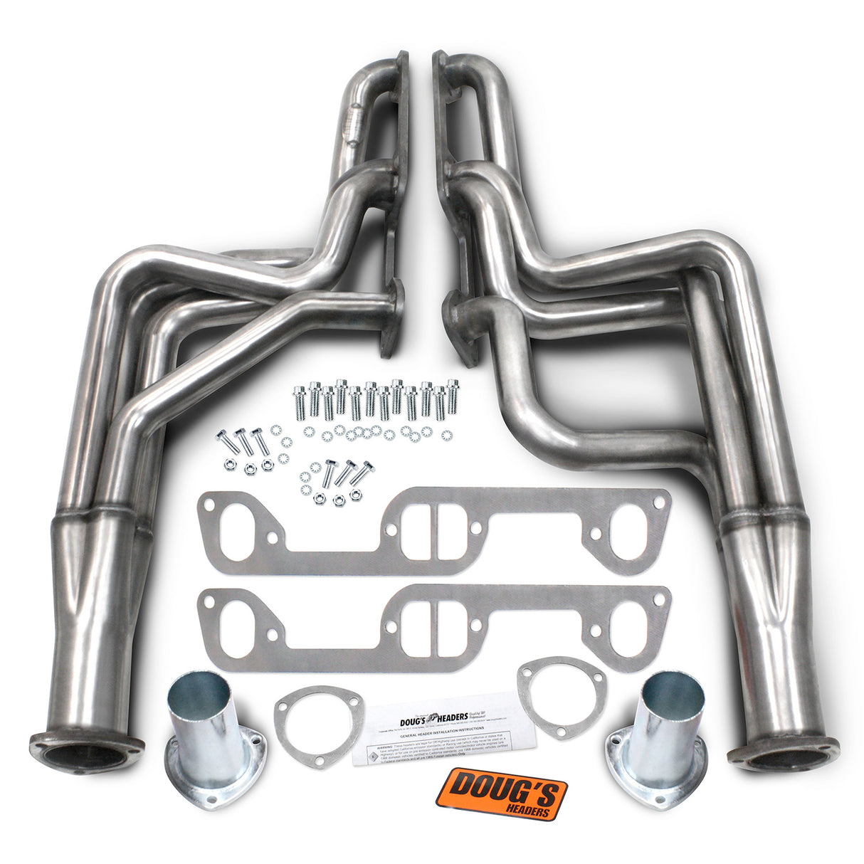 Long Tube Headers for 304 Stainless 1-3/4in Primary Stainless Steel D564-SS