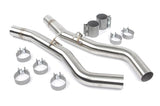Free Flow Axle-Back Exhaust for 2020-2025 BMW X3M/X4M D660-0086-BLK BMW performance