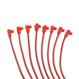 Spark Plug Wire Set Universal 8mm Silicone 90? 0 ohm/ft Prowire Solid Red 70250