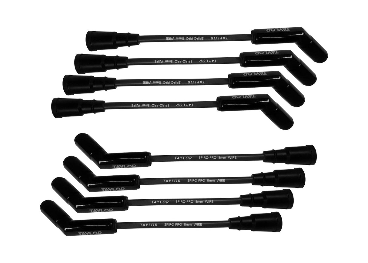 Spark Plug Wire Set Universal Silicone Spiro Pro 8mm 135? 350 ohm/ft 75073-B