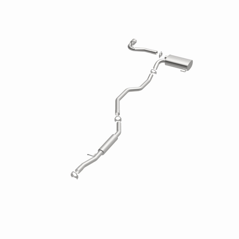 Fits 2011-2017 Jeep Direct-Fit Replacement Exhaust System 106-0776 aluminized steel