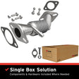 2011-2014 Hyundai Sonata Direct-Fit Front Pipe Kit 107-0173 stainless steel