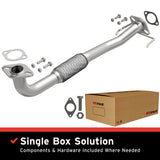 2002-2004 Mitsubishi Lancer Direct-Fit Front Pipe Kit 107-0152 stainless steel