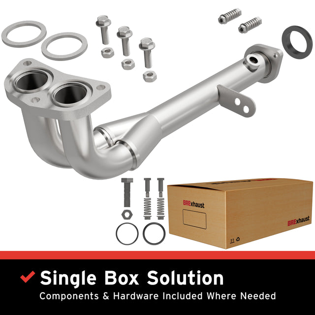 1999-2000 Acura EL Direct-Fit Front Pipe Kit 107-0015 stainless steel