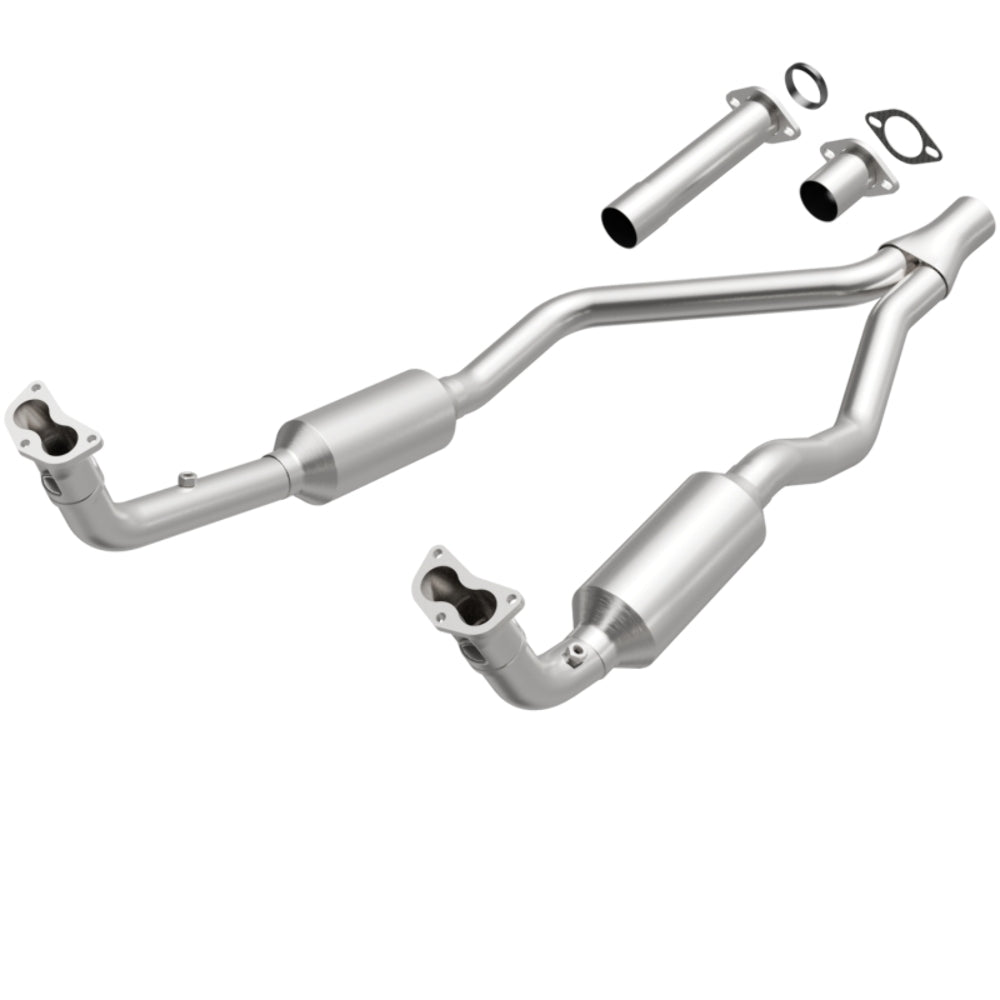 MagnaFlow direct-fit catalytic converter fits 1990-1993 3.9L Range Rover CA 3.9L stainless steel CARB compliant 3391821