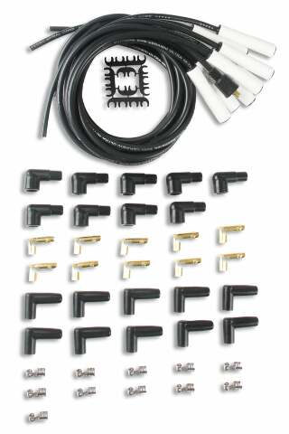 Spark Plug Wire Set for 1962-1964 Chevy V8 black 8mm