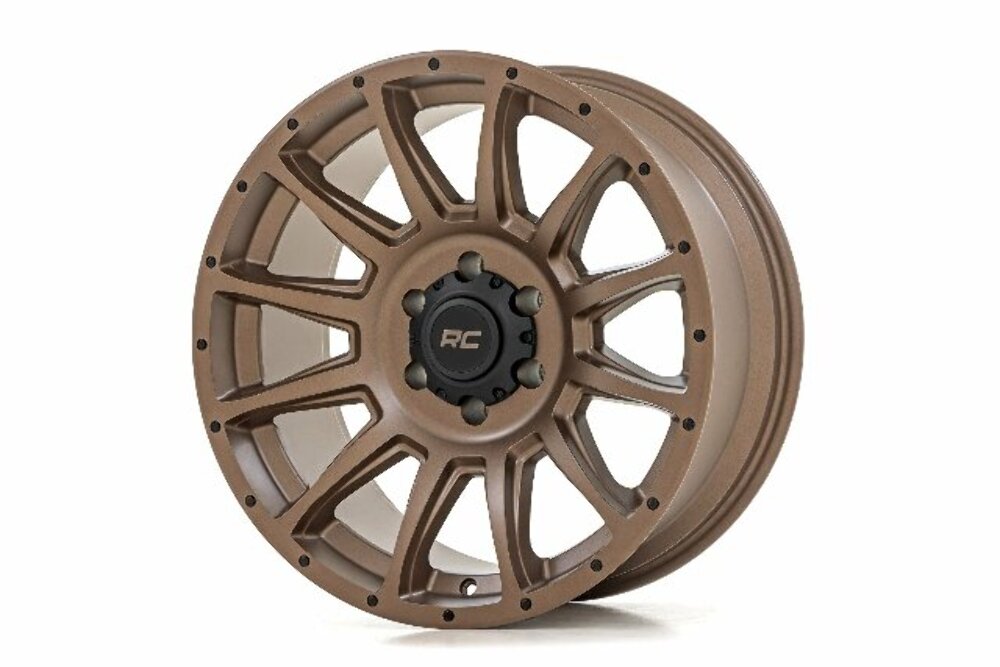 Rough Country 90 Series Wheel; One-Piece; Bronze; 20x9; 6x5.5; -12mm 90201212
