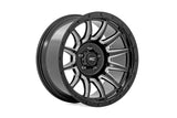 Rough Country Rough Country 90 Series Wheel - One-Piece - Gloss Black w/machined spokes - 20x10 - 6x5.5 - -19mm - 90201812M