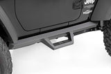 Fits Jeep Wrangler JL 4WD (2018-2024) Contoured Drop Steps; 2 Door; 90761