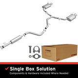 Fits 2011-2017 Buick Regal 2.0L Direct-Fit Replacement Exhaust System aluminized steel