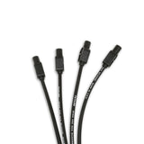 Spark Plug Wire Set Universal 8mm Silicone Spiro Pro 180? 350 ohm/ft Black 73035