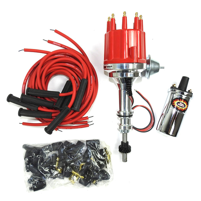 PerTronix Ignitor II electronic ignition kit Ford chrome black D131711