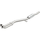 MagnaFlow direct-fit catalytic converter for 1991-1996 BMW passenger side stainless steel Federal EPA compliant OBDII 93685