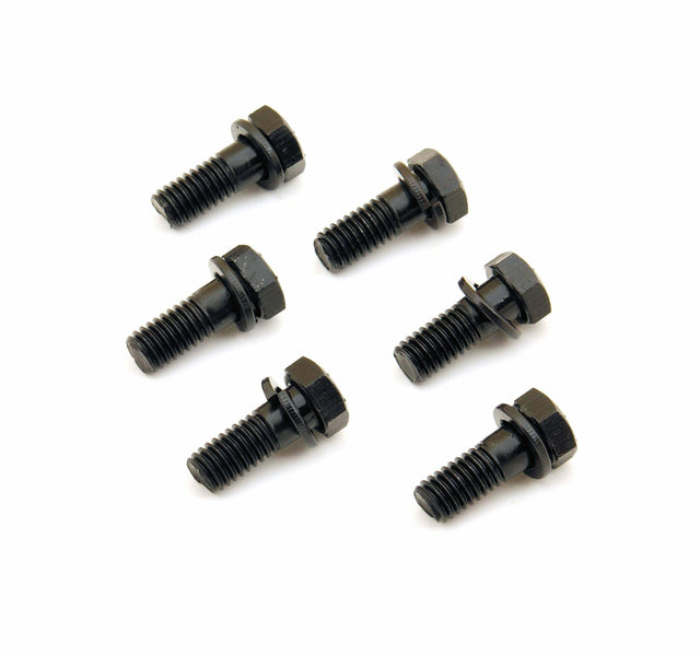 Mr. Gasket pressure plate bolts 3/8 16 black steel 910