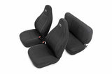 Fits Jeep Wrangler TJ 4WD (1997-2002) Seat Covers; Front and Rear; 91000