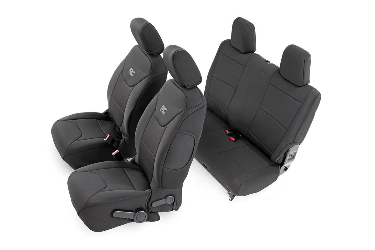 Seat covers for 2013-2018 Jeep Wrangler JK by Rough Country