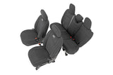 Seat covers for 2018-2024 Jeep Wrangler by Rough Country