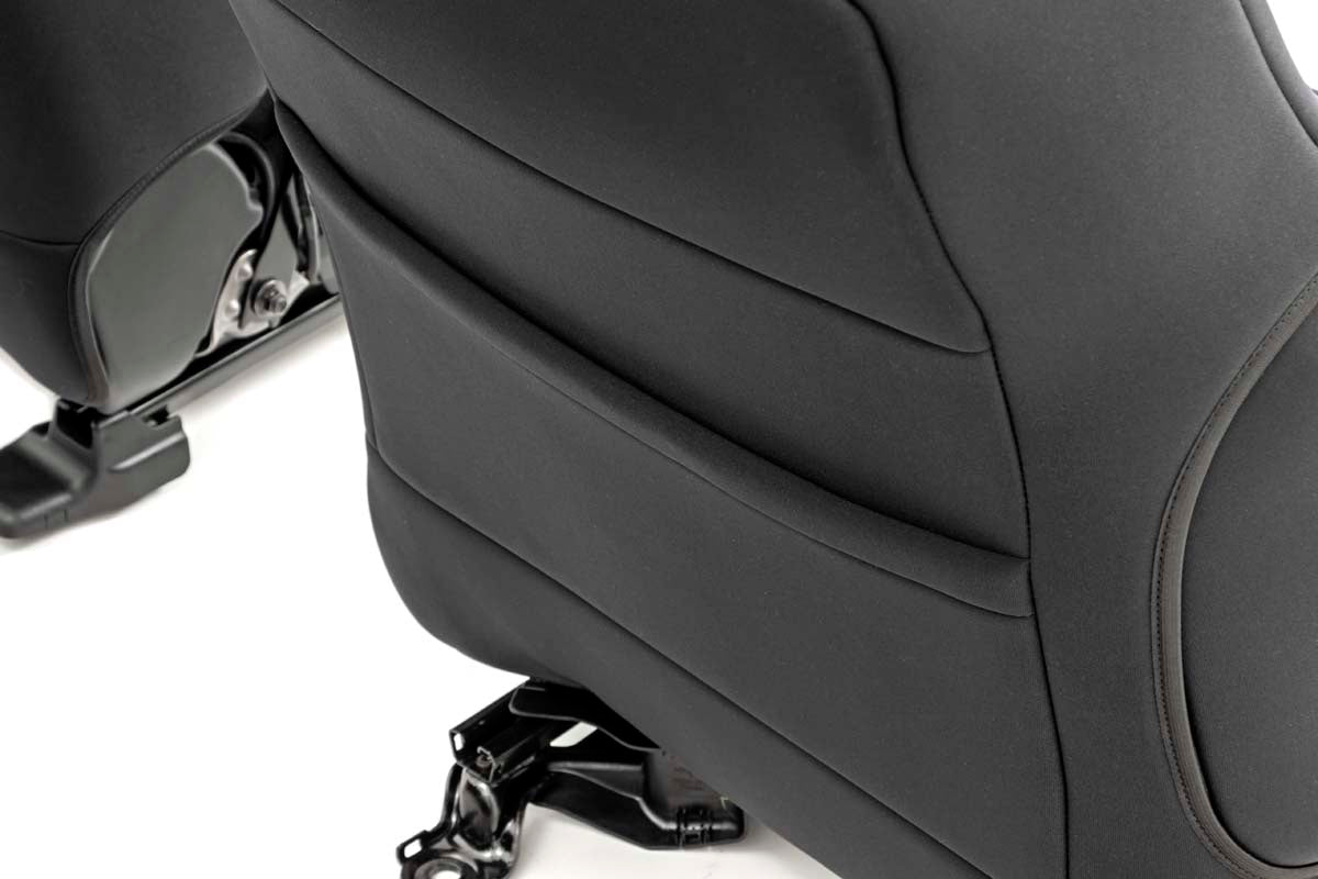 Fits Toyota Tacoma 2WD/4WD (2016-2023) Seat Covers; FR & RR; Double Cab; 91031
