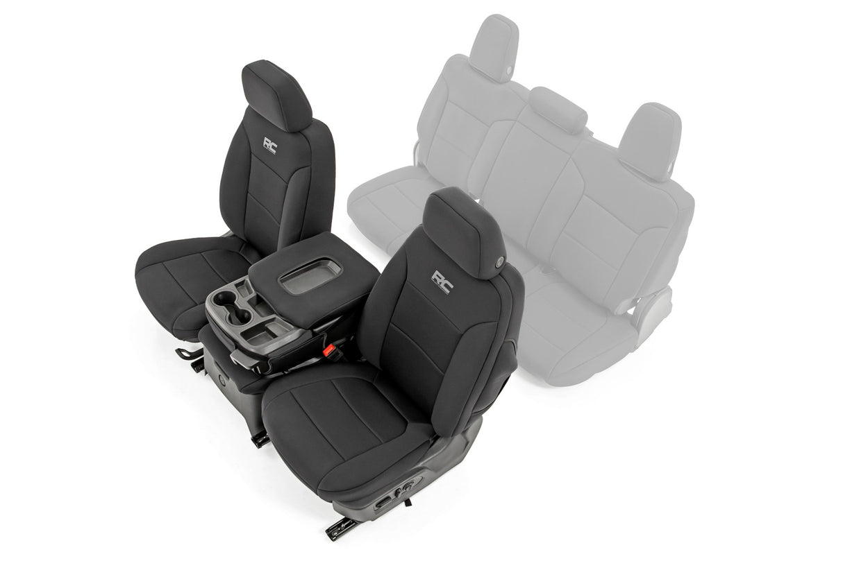 Fits Chevy/GMC 1500 2WD/4WD (19-24) Seat Covers; FR 40/20/40; 91035
