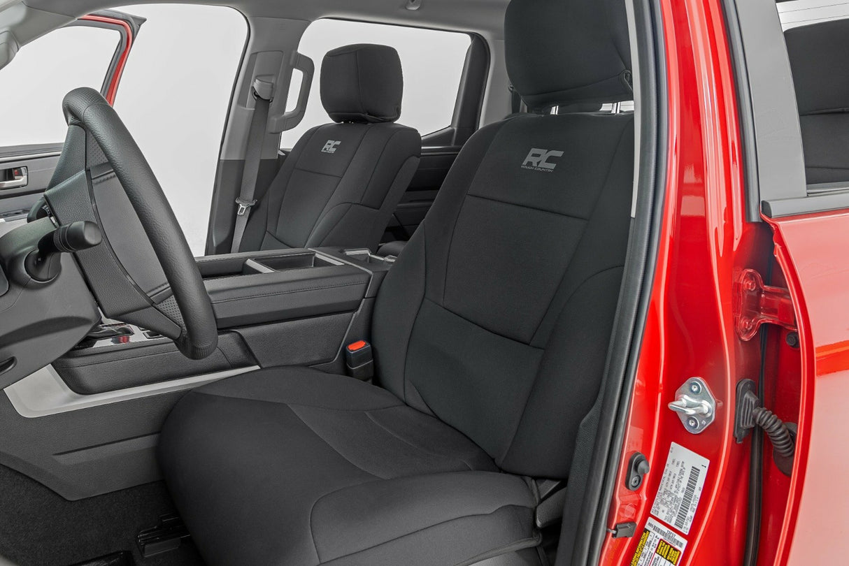 Fits Toyota Tundra 2WD/4WD (2022-2024) Seat Covers; 91049